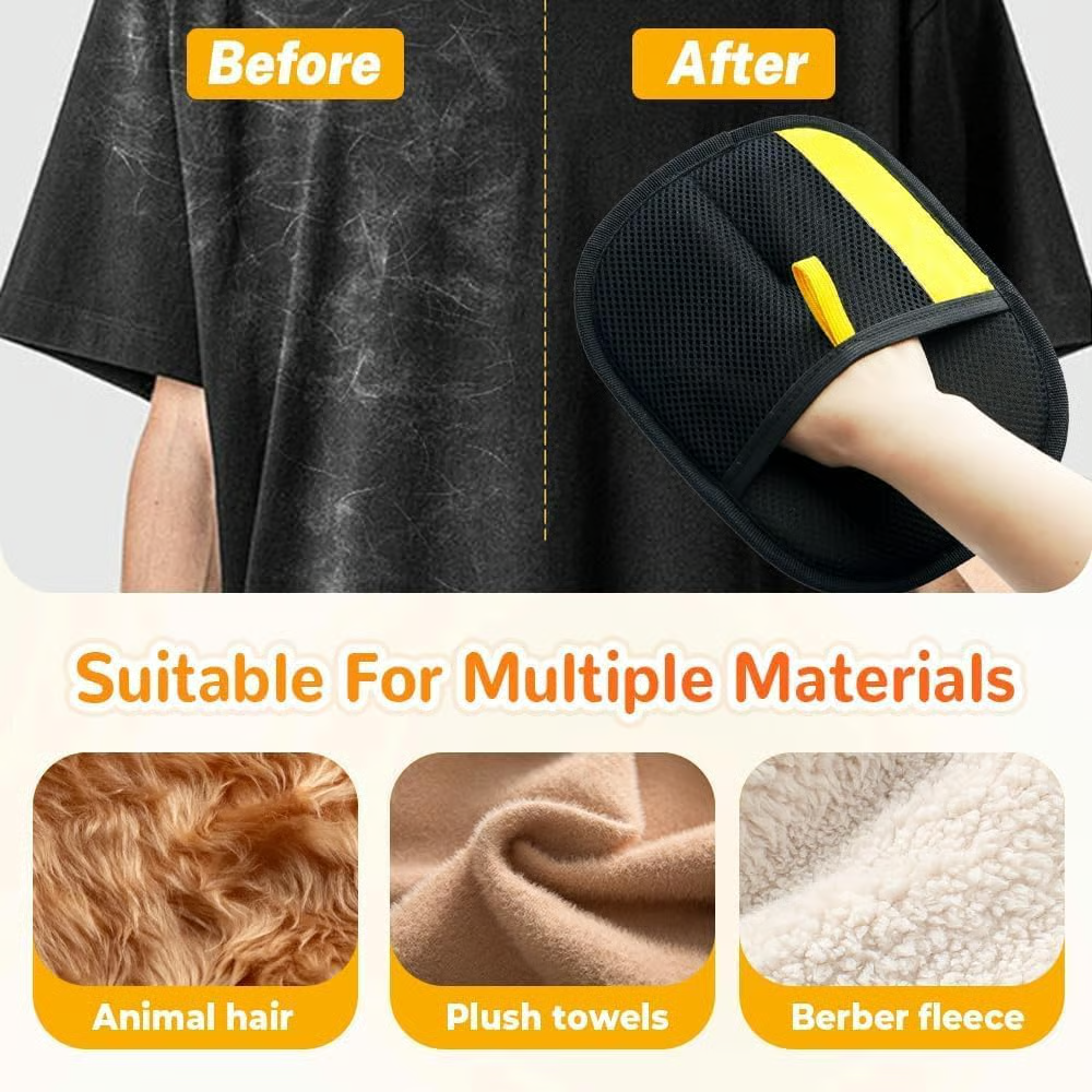 Pet Hair Remover Electrostatic Gloves